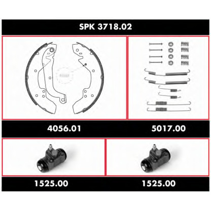 Foto Kit ganasce freno WOKING SPK371802