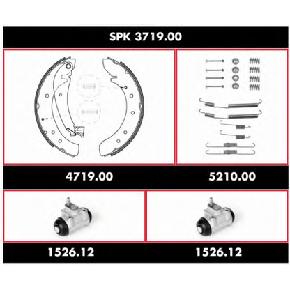 Photo Brake Shoe Set WOKING SPK371900