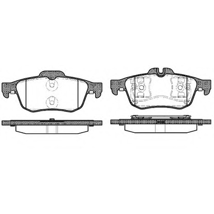 Photo Brake Pad Set, disc brake WOKING P942360