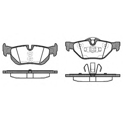 Photo Brake Pad Set, disc brake WOKING P1045310