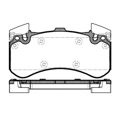 Photo Brake Pad Set, disc brake WOKING P1563300