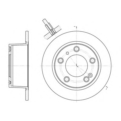 Photo Brake Disc WOKING D602000