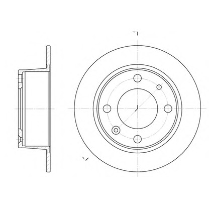 Photo Brake Disc WOKING D602100