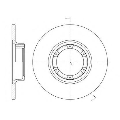 Photo Brake Disc WOKING D603300