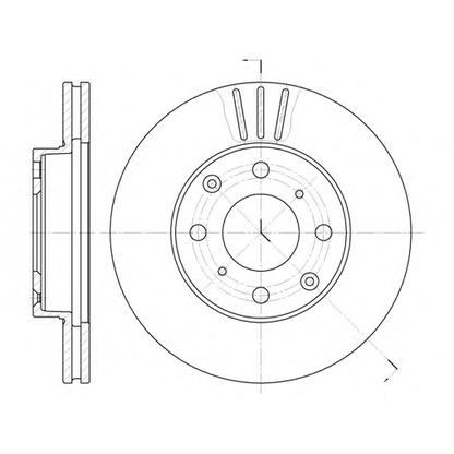 Photo Brake Disc WOKING D610810