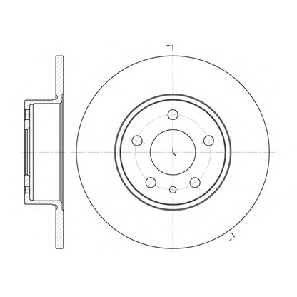 Photo Disque de frein WOKING D614900