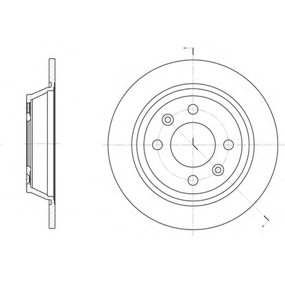 Photo Brake Disc WOKING D619500