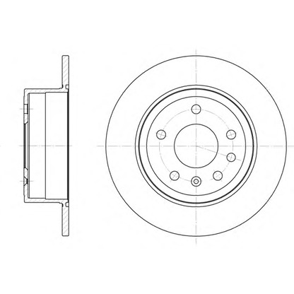 Photo Disque de frein WOKING D624900