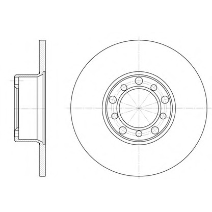 Photo Brake Disc WOKING D627200