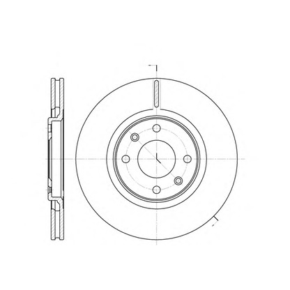 Photo Brake Disc WOKING D630610