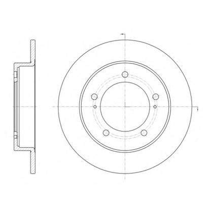 Photo Brake Disc WOKING D632900