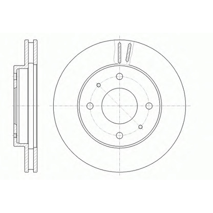 Photo Disque de frein WOKING D639410