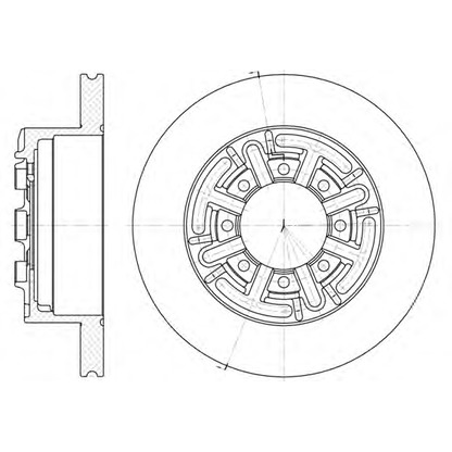 Photo Brake Disc WOKING D642000