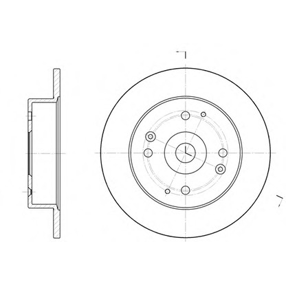 Photo Brake Disc WOKING D644800