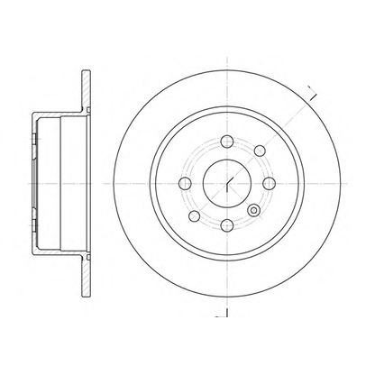 Photo Disque de frein WOKING D645400