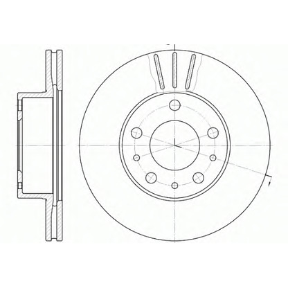 Photo Brake Disc WOKING D647610