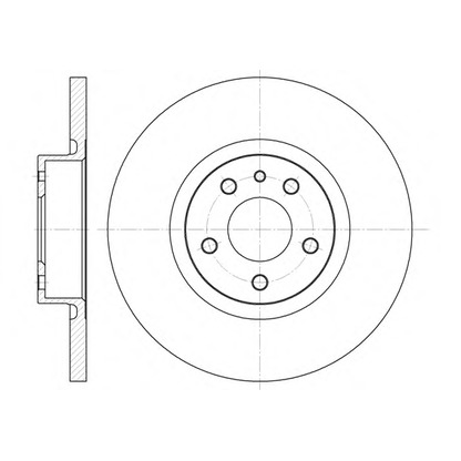 Photo Brake Disc WOKING D651200