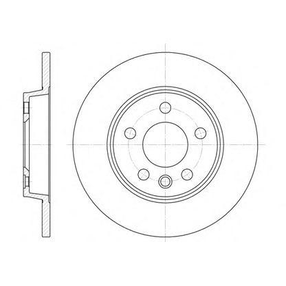 Photo Disque de frein WOKING D655800