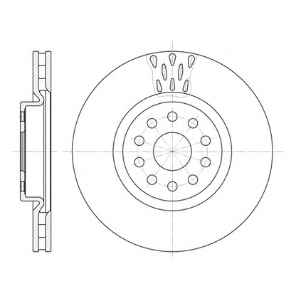 Photo Brake Disc WOKING D656310