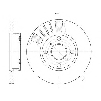 Photo Brake Disc WOKING D656910