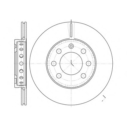 Photo Brake Disc WOKING D659500