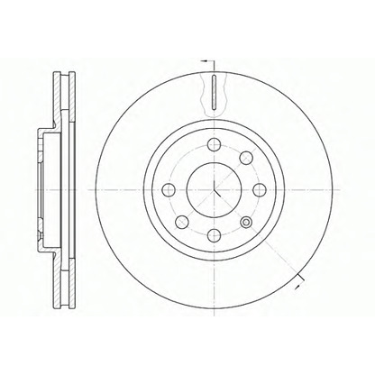 Photo Brake Disc WOKING D661110