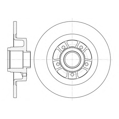 Photo Brake Disc WOKING D661300