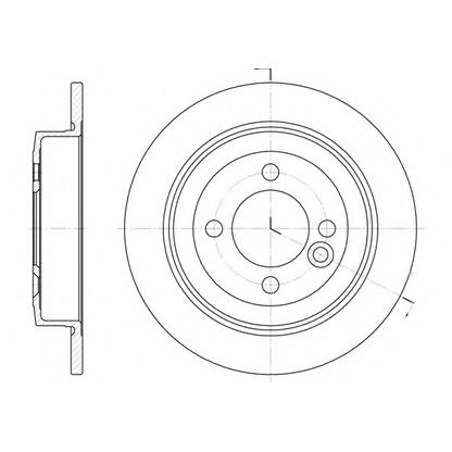 Photo Brake Disc WOKING D662900