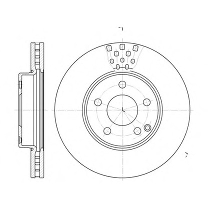 Photo Brake Disc WOKING D667610