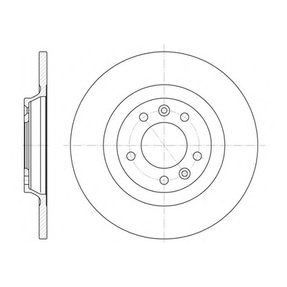 Photo Disque de frein WOKING D669000