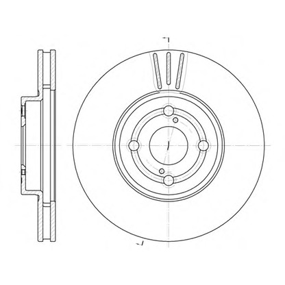 Photo Brake Disc WOKING D670310