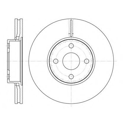 Photo Brake Disc WOKING D670410