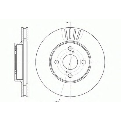 Photo Brake Disc WOKING D674210