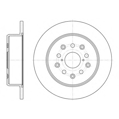 Photo Brake Disc WOKING D675200