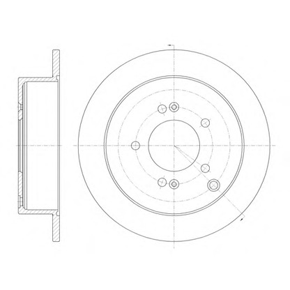 Photo Brake Disc WOKING D675600