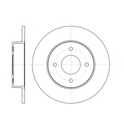 Photo Brake Disc WOKING D678800