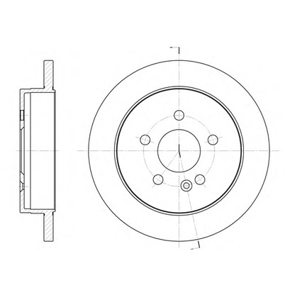 Photo Disque de frein WOKING D679900