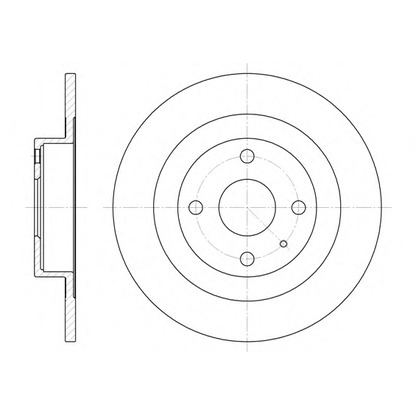 Photo Brake Disc WOKING D683300