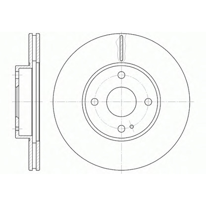 Photo Disque de frein WOKING D684310