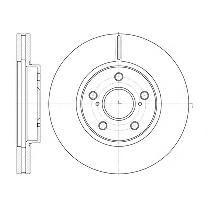 Photo Disque de frein WOKING D686210