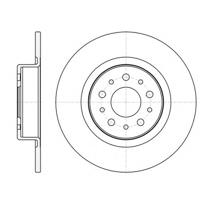 Photo Brake Disc WOKING D696800