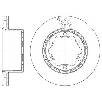 Photo Brake Disc WOKING D6103610