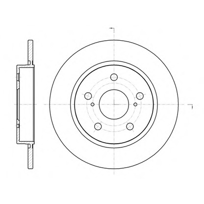 Photo Brake Disc WOKING D6104400