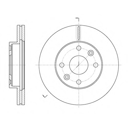 Photo Brake Disc WOKING D6111610