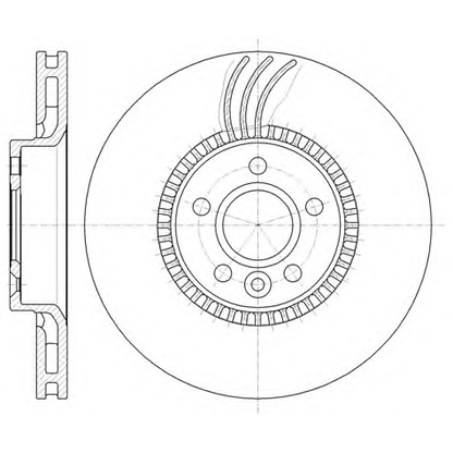 Photo Brake Disc WOKING D6128010