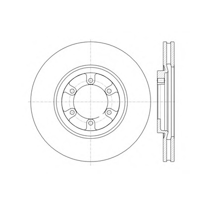 Photo Brake Disc WOKING D6136610