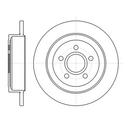 Photo Brake Disc WOKING D6136400