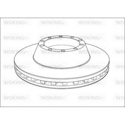 Photo Brake Disc WOKING NSA101320