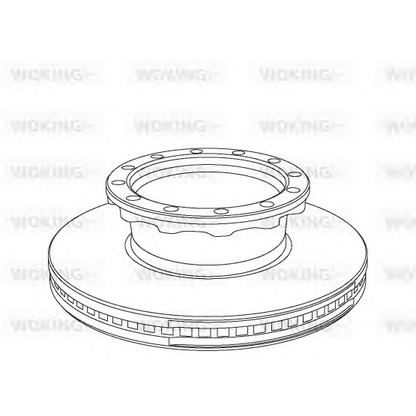 Photo Brake Disc WOKING NSA102920