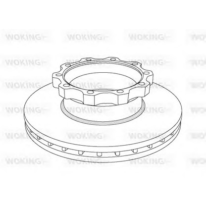 Photo Brake Disc WOKING NSA104420